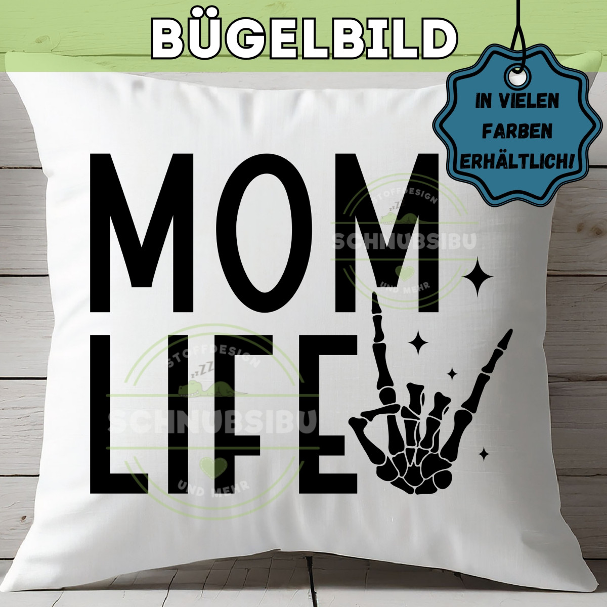 Bügelbild Muttertag - Mama